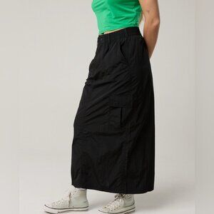 NWOT Women's OFFLINE Aerie "On The Move"‎ Black Maxi Skirt | Size M